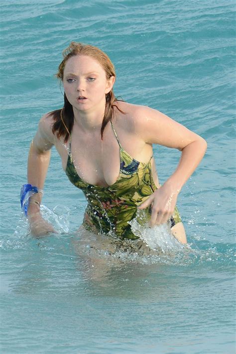 Lily Cole In Swimsuit 04 GotCeleb