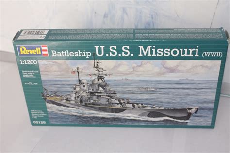 Barco De Guerra Uss Missouri Para Armar 11200 De Revell 23000