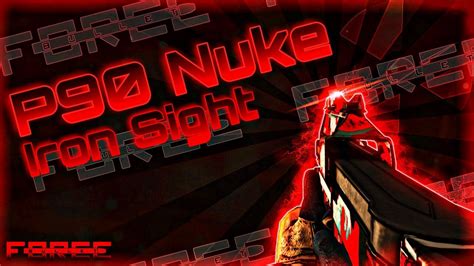 P90 Nuke Iron Sight Bullet Force Youtube