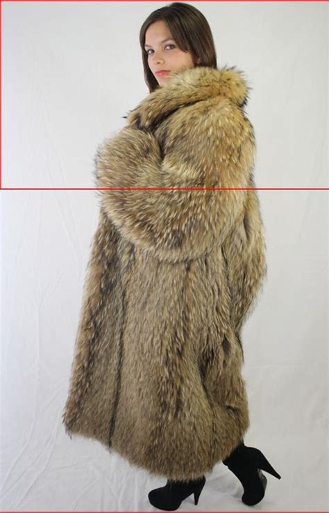 Finnish Raccoon Fur Coat