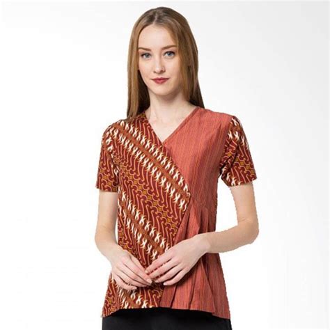 Ingin menggunakan kombinasi warna ini di canva? 30+ Model Baju Batik Kantor Wanita (KOMBINASI & ELEGAN)