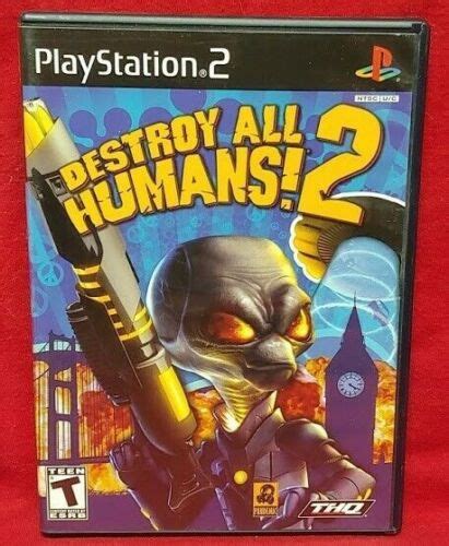 Destroy All Humans 2 Ps2 Playstation 2 Game 1 Owner Near Mint Disc