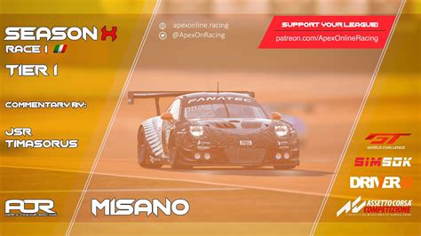 Assetto Corsa Competizione Season X Race 1 Tier 1 PC Misano
