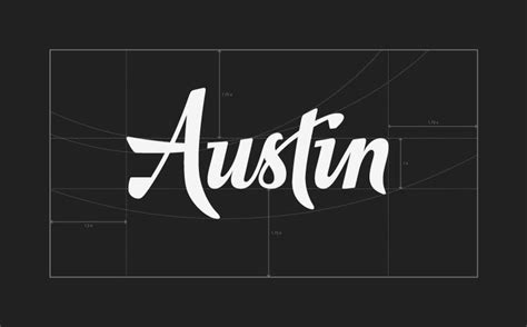 Austin Logo Word Art Typography Logo Guidelines Hand Lettering Logo