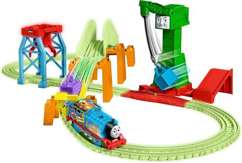 Thomas Friends Trackmaster Hyper Glow Night Delivery Playset Thomas