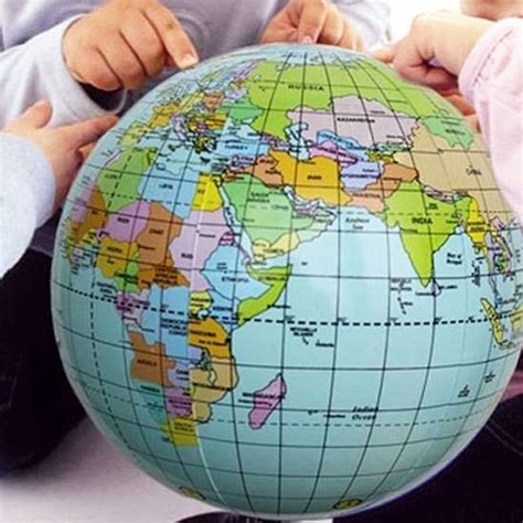 Hot New Aerated Inflatable World Globe Earth Tellurion Home Decorative