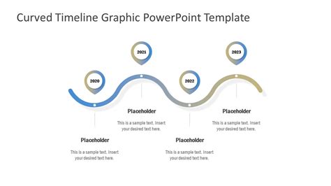 Curved Timeline Graphic Powerpoint Template Slidemodel