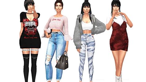 The Sims 4 Insta Baddie Download Sim All Links Youtube