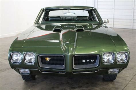 1970 Pontiac Gto 164 Miles Green Hardtop For Sale Pontiac Gto 1970