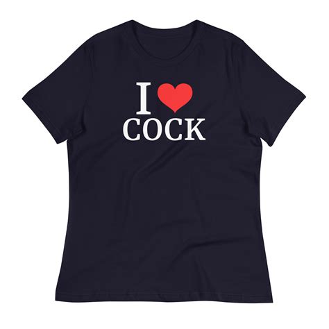 Women S I Love Cock Funny Slutty Wife Daddy Kink Lover Bdsm Relaxed T Shirt Ebay