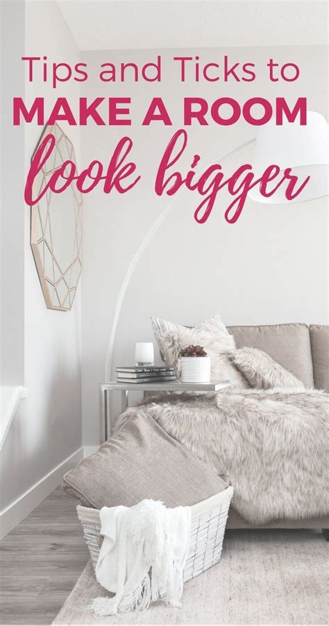 From bedrooms that are barely big enough to fit a bed. How to Make a Small Room Look Bigger: 7 Awesome Tricks ...