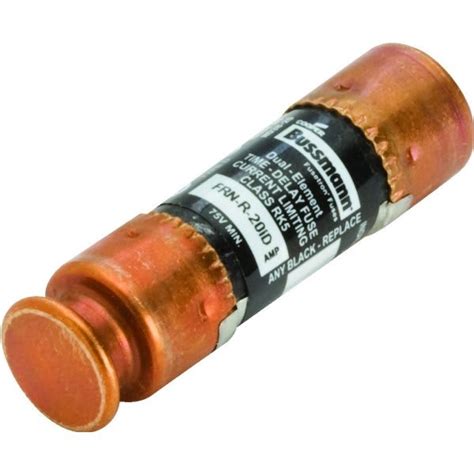 Bussmann® 20 Amp Cartridge Fuse 250 Volt Dual Element Time Delay