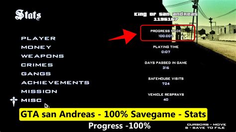 Gta San Andreas Savegame Pc 100 Mission Wise After Each Mission