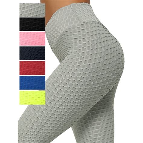 Dodoing Dodoing Scrunch Butt Yoga Pants High Waisted Textured Butt