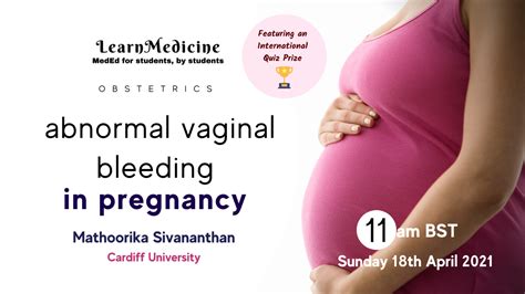 Abnormal Vaginal Bleeding In Pregnancy Learnmedicine