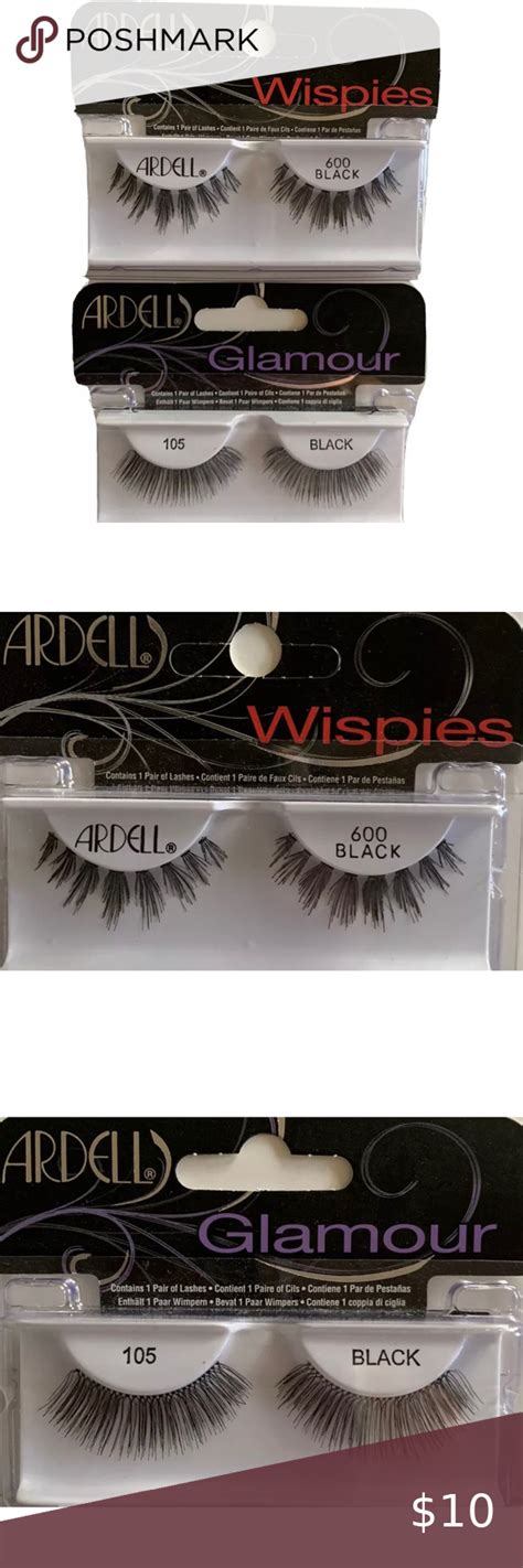 Ardell Eyelashes Styles 600 Wispies And 105 Glamour Ardell Ardell