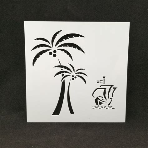 1313 Coconut Tree Layering Stencils For Diy Scrapbookphoto Album