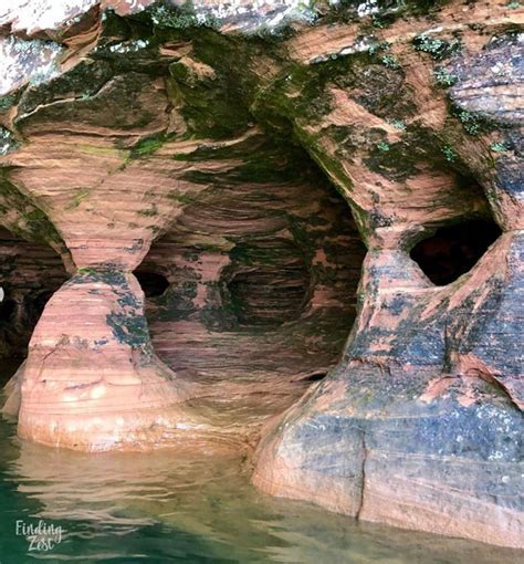 Kayaking In The Apostle Islands Sea Caves In Bayfield Wisconsin