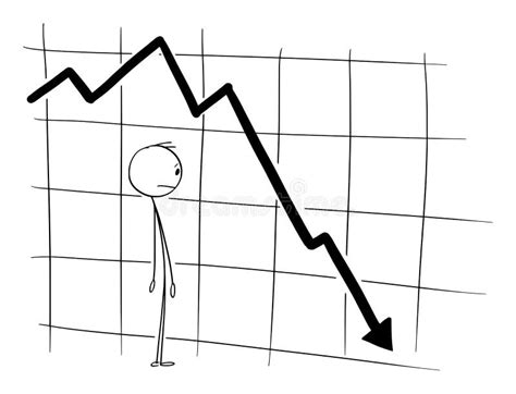 Vector Cartoon Illustration Of Stock Market Investor Or Businessman