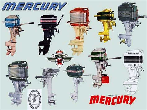 Mercury Outboards Thru The Years Outboard Boat Motors Outboard Boats