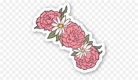 Download Cartoon Flower Crown Png Png And  Base