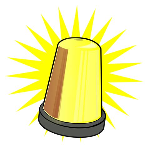 Warning Lamp Clipart Clipground