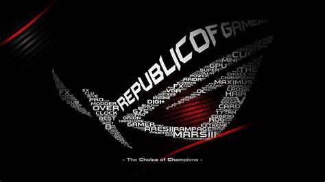 Republic Of Gamers Wallpaper Hd Wallpapersafari