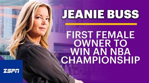 Lakers Owner Jeanie Buss Becomes First Female Owner In Nba History To Win Championship Lakers