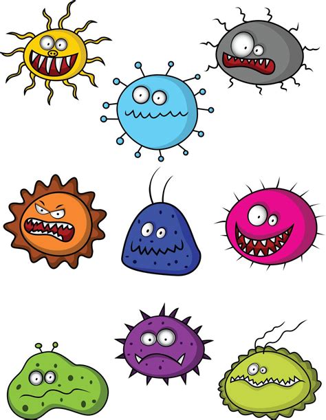 Germ Vector Collection Stock Image Vectorgrove Royalty Free Vector