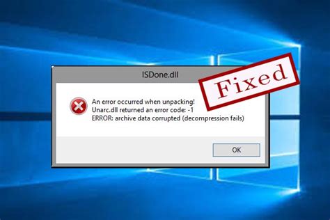 Fixed Isdone Dll Error When Installing Games In Windows