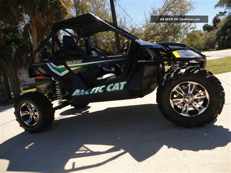 The engine is paired with transmission and total fuel capacity is 9 gallons. 2012 Arctic Cat Wildcat 1000 Ho