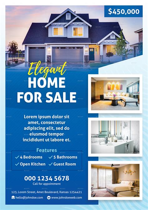 Free House For Sale Flyer Templates