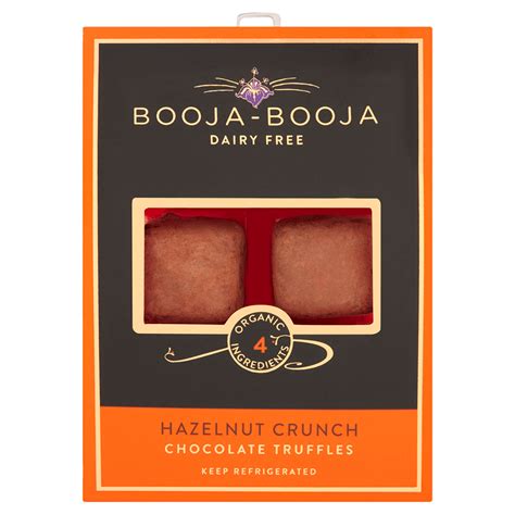 Booja Booja Organic Chocolate Truffles Hazelnut Crunch G
