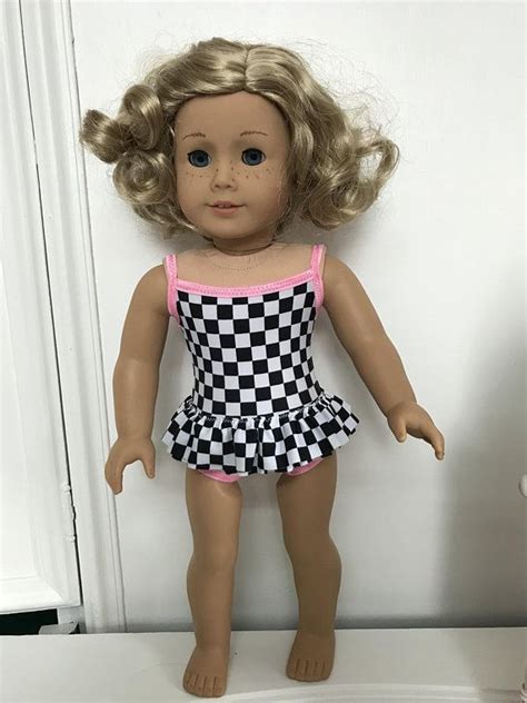 new american made one piece double ruffled swimsuit bag and etsy sewing doll clothes