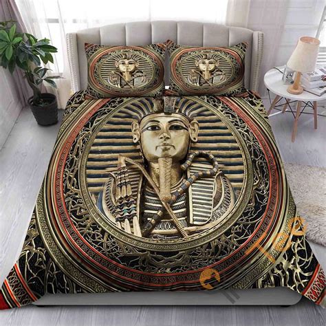 Custom Ancient Egypt Pharaoh Quilt Bedding Sets Inktee Store