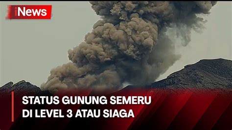 FULL Gunung Semeru Erupsi Terjadi Delapan Kali Letusan Rabu 24