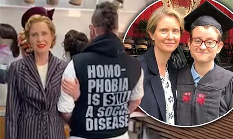 Cynthia Nixon Exclusive Sex And The City Star Pays Tribute To Her Queer Wife And Transgender Son