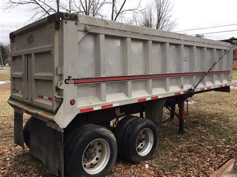 End Dump Trailer Benson International 15000 Sold United Exchange Usa