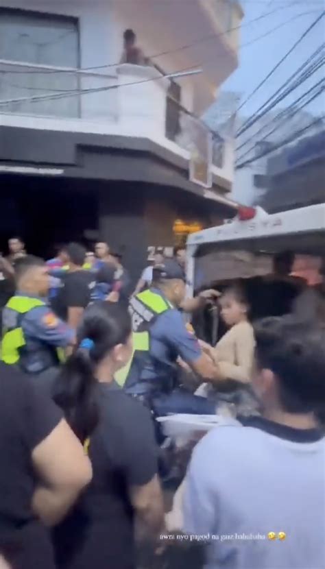 awra briguela handcuffed during scuffle in makati city