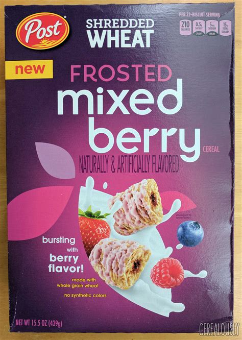 Review Frosted Mixed Berry Shredded Wheat Cereal Cerealously