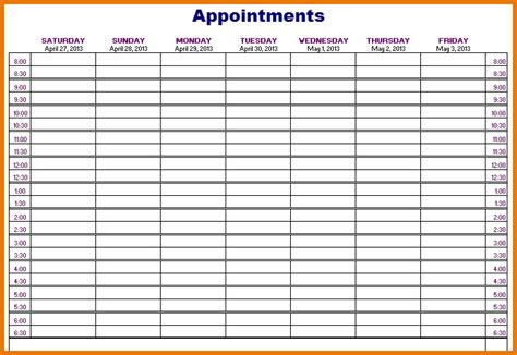 Unique Free Printable Weekly Appointment Calendar Free Printable