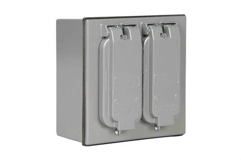 Larson Electronics Gfci Duplex Receptacle Box With Waterproof Hinge