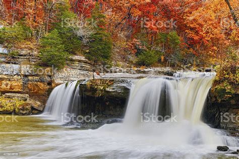 Colorful Cataract Falls Stock Photo Download Image Now Autumn