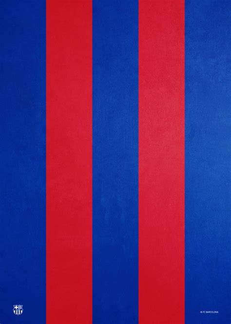Barca Colors Blaugrana Poster Picture Metal Print Paint By Barça
