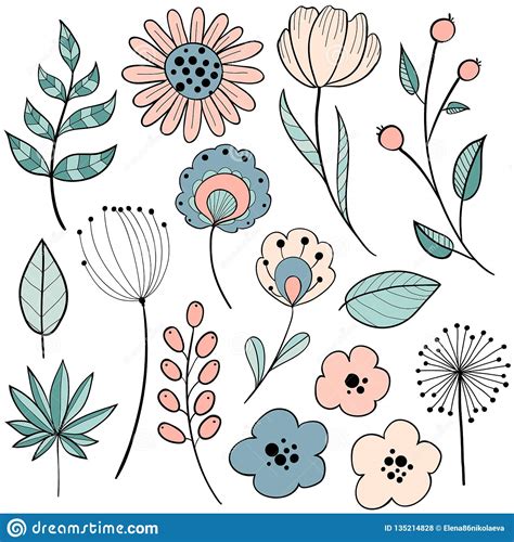 Flower Graphic Design Stock Vector Illustration Of Hipster 135214828