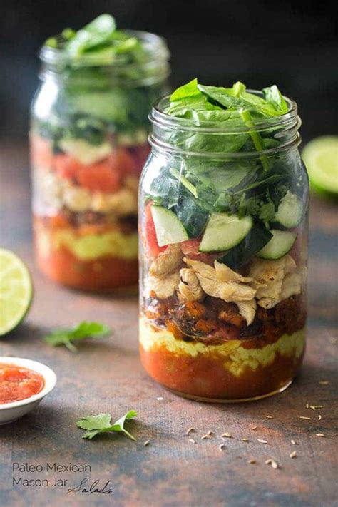 Taco Mason Jar Salad Recipe Food Faith Fitness