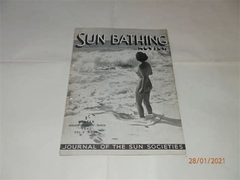 Vintage Ukpublished Naturist Magazine Sunbathing Review Etsy