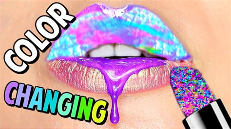 Diy Holographic Color Changing Lipstick And Lip Balm How To Make Easy