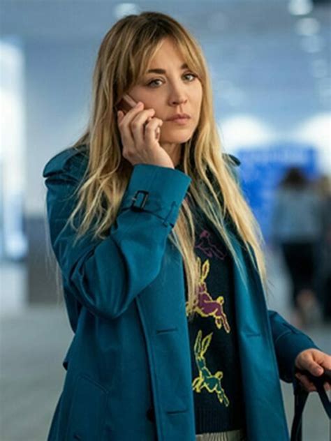 Cassie Bowden The Flight Attendant S02 Kaley Cuoco Trench Coat