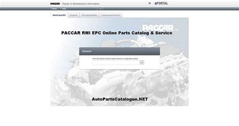 Paccar Rmi Epc 2024 Online Parts Catalog And Service